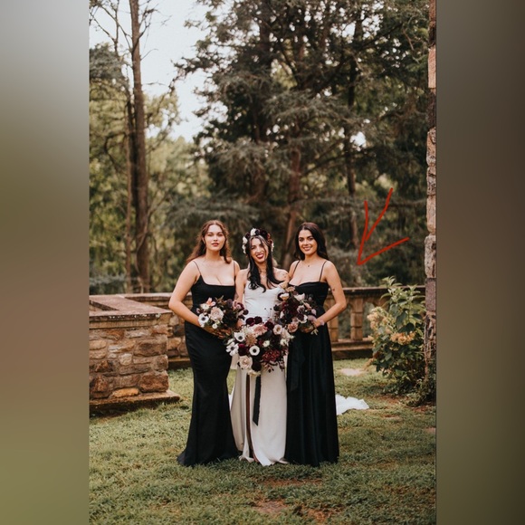 House of CB; ANABELLA BLACK LACE UP MAXI DRESS - Picture 6 of 6